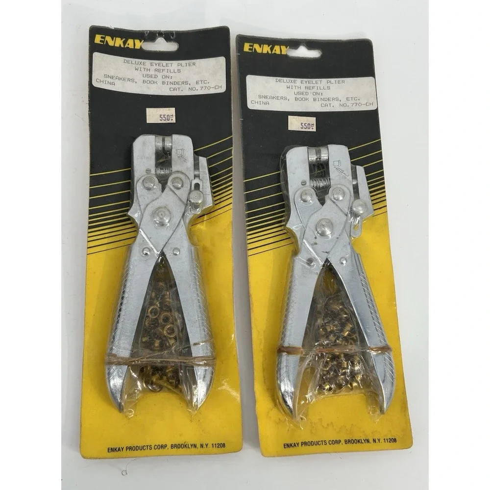Enkay Deluxe Eyelet Punch Plier W/ Brass Refills